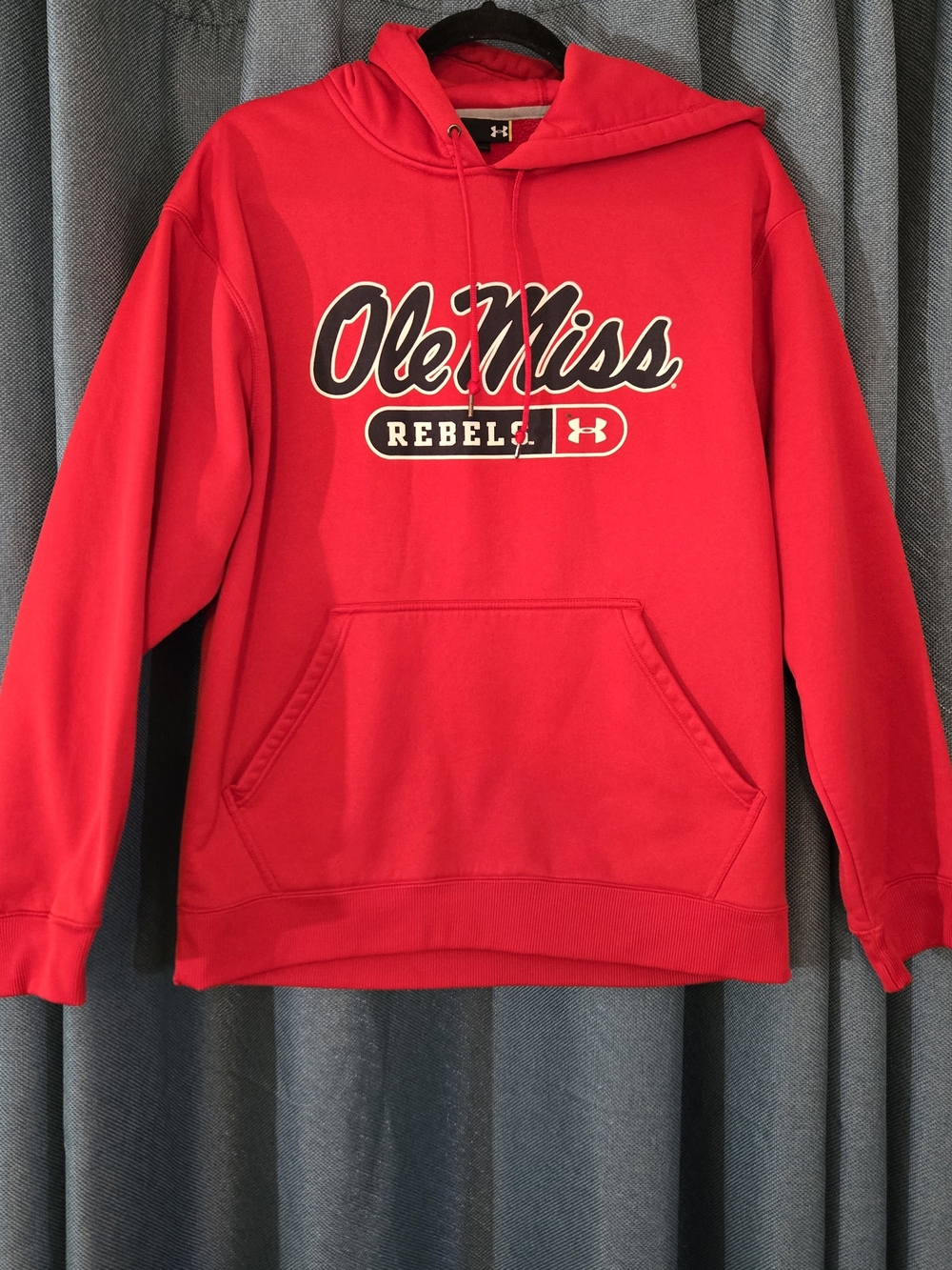 Under Armour Red Ole Miss Rebels Pullover Hoodie